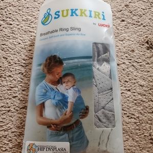 Sukkiri breathable ring sling light grey